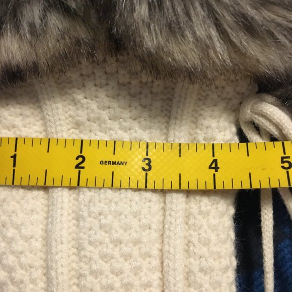 Chunky Knit Faux-fur Trimmed Reading Socks - Picture 14 of 15